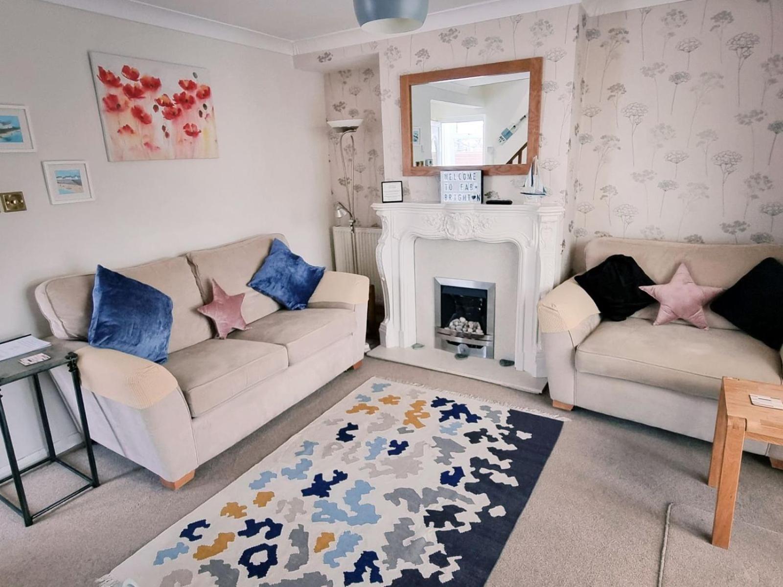 Sunny Queens Park Home - Garden & Private Parking Brighton Екстериор снимка