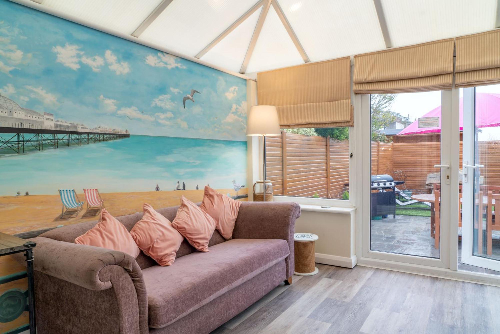Sunny Queens Park Home - Garden & Private Parking Brighton Екстериор снимка